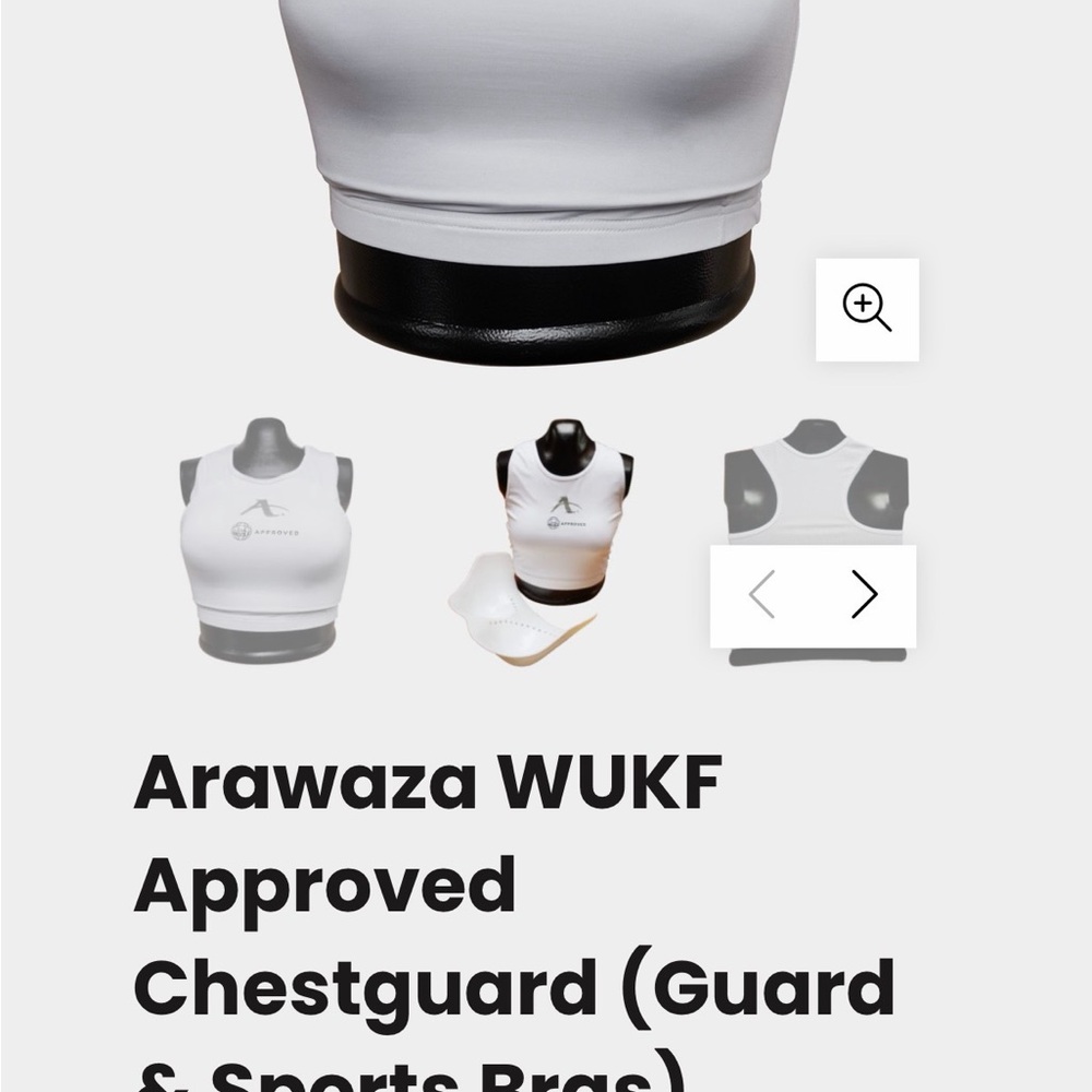 Arawaza WUKF Approved Chestguard (Guard & Sports Bras)